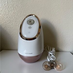 Vanity Planet White and Rose Gold Facial Steamer